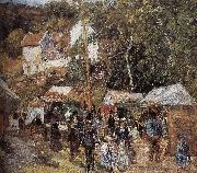 Camille Pissarro Metaponto market near Watts Germany oil painting artist